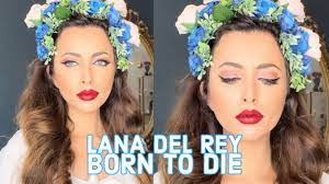 lana del rey born to hair makeup