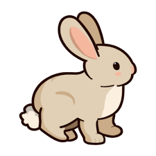 rabbit clipart transpa background