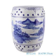 China Ceramic Home Garden Blue And
