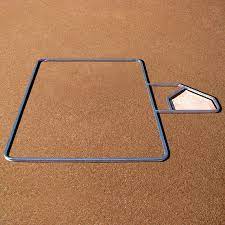 Create the perfect batters box, catchers box and base path with this unique product. Adjustable Batter S Box Template