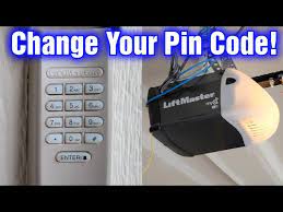 your garage door keypad pin number