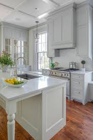 gray shaker kitchen cabinets with gray