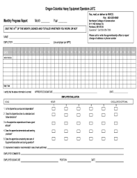 11 Printable Monthly Progress Report Format For Construction