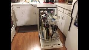 They also have wheels for easy moving. 18 Compact Portable Dishwasher Setup And Demo Kenmore Review Youtube