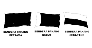 Logo bendera negara & negeri. Bendera Pahang Yang Pertama Asalnya Warna Hitam Sahaja