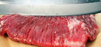 perfectly slicing meat food