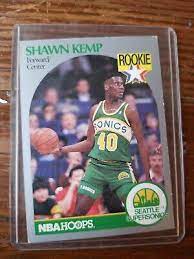 Shawn kemp is one of the best power forwards of the 90s and early 2000s. 1990 Nba Hoops 279 Shawn Kemp Rookie Card Ebay