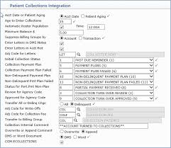 patient collections integration
