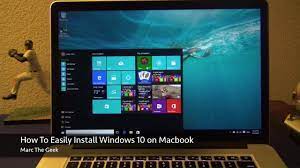 easily install windows 10 on macbook