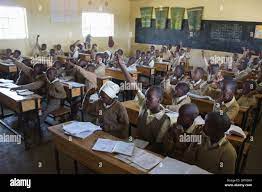 Children in the classroom at Rubiri Primary School, Naivasha, Kenya Stock  Photo 