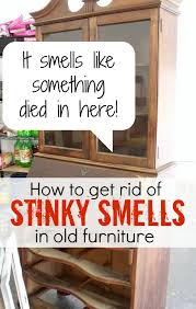 smells out of old furniture