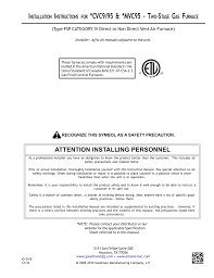 Goodman Mfg Cvc9 95 Furnace User Manual Manualzz Com