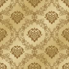 gold seamless wallpaper pattern vector