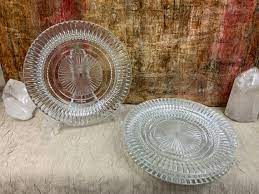 Queen Mary Clear Salad Plates