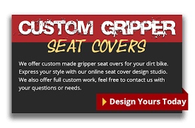 Custom Gripper Motorcycle Seat Covers