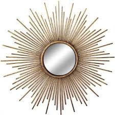 Sunburst Mirror Gold Mirror Wall