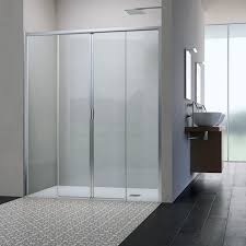 Sliding Shower Door With 4 Panels