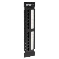 12 Port Wall Mount Cat5e Patch Panel