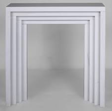 Modern Fireplace In Art Deco Style Marble