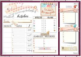 Monthly Goal Tracker Planner Printable Template Goals Car