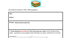 As you can see with our example beside me, these consist of two circles. Evidence Sandwich Organizer Google Docs