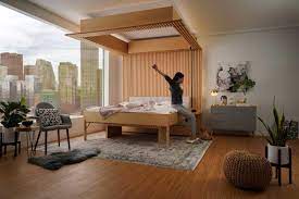 cloud murphy bed automatically descends