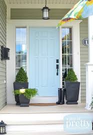 10 pretty blue front door colour ideas