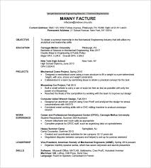 Resume For Freshers Engineering For Computer Science Plks Tk