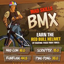 Get to know the best athletes and watch countless clips, videos and movies about their incredible displays of skill. Mad Skills Bmx On Twitter Get All 4 And Earn A Redbull Helmet Rt Davimillsaps What Is The Red Bull Can Next To The Track Names Http T Co 6xeu7jzq