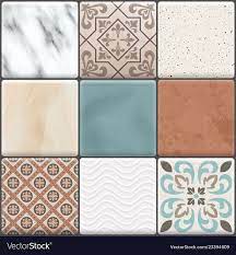 Colored Realistic Ceramic Floor Tiles