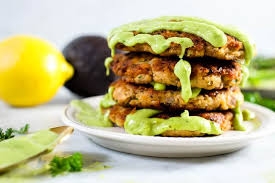 They make a pretty great appetizer too! The Best Salmon Patties With Magic Green Sauce Paleo Whole30 Keto The Real Simple Good Life