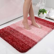 olanly luxury bathroom rug mat