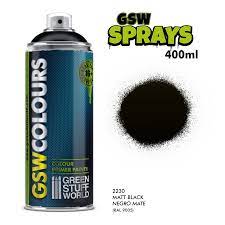 Spray Primer Color Matt Black 400ml