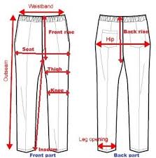 Size Measurement Of Pant Cigratte Pants Suit Measurements