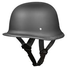 D.O.T. German- Dull Black – Daytona Helmets
