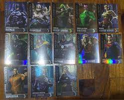 This time, it's about the characters it has, which is the best thing about it. Injustice Gods Among Us Arcade Cards Set Of 36 Cards Includes 13 Holographic Cards Hobbies Toys Toys Games On Carousell