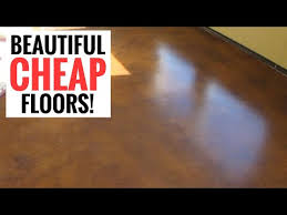 easy diy stained concrete