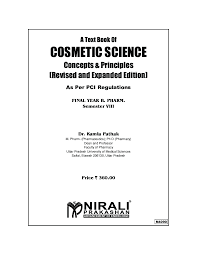 cosmetic science concepts