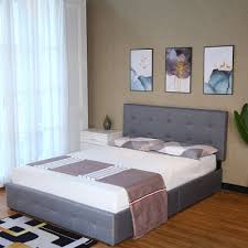 Metal Bed Wooden Double Bed Bases Frame