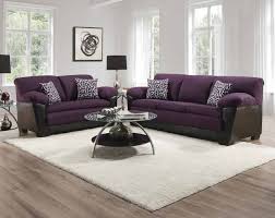Sierra Purple Sofa Loveseat