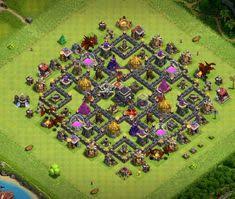 Th10 bases are completely different than th9's, as th10s are they only level where you need to try to stop 2 stars. New Th9 War Base 2020 Anti 3 Star Clan Trophy Base Clash Of Clans