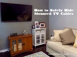 How To Safely Hide Mounted Tv Cables