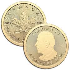 1 10 oz canadian maple leaf gold coins