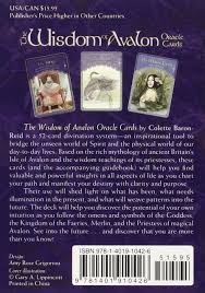 You may unsubscribe at any time. The Wisdom Of Avalon Oracle Cards A 52 Card Deck And Guidebook Baron Reid Colette 0656629004990 Amazon Com Books