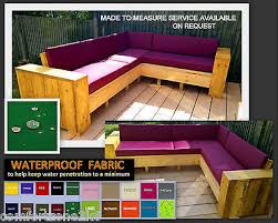 10cm Thick Waterproof Bench Seat