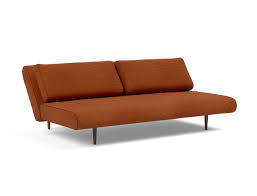 unfurl lounger sofa bed full size corduroy burnt orange by innovation