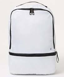 bn lululemon white go lightly backpack