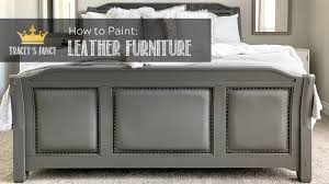 how to paint leather furniture live