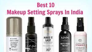best 10 makeup setting spray in india