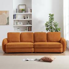 Arm Boucle Fabric Modular Modern Sofa